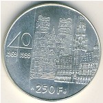 Belgium, 250 francs, 1999