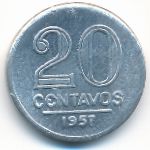 Бразилия, 20 сентаво (1956–1961 г.)