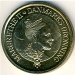 Denmark, 20 kroner, 2000