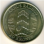 Denmark, 20 kroner, 2002