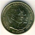 Denmark, 20 kroner, 2004