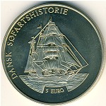 Дания., 5 евро (1997 г.)