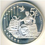 Дания., 5 евро (2002 г.)