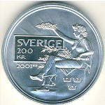 Sweden, 200 kronor, 2001