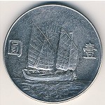 China, 1 dollar, 1933–1934
