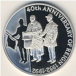Falkland Islands, 50 pence, 1992