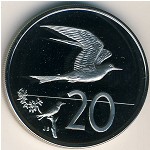 Острова Кука, 20 центов (1972–1983 г.)