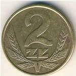 Poland, 2 zlote, 1986–1988