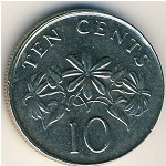 Сингапур, 10 центов (1992–2012 г.)