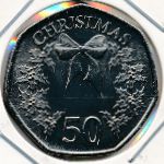 Гибралтар, 50 пенсов (2014 г.)