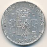 Spain, 2 pesetas, 1905