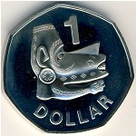 Соломоновы острова, 1 доллар (1977–1983 г.)