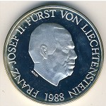 Лихтенштейн, 10 франков (1988 г.)