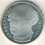 Switzerland, 20 francs, 1993