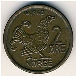 Норвегия, 2 эре (1959–1972 г.)