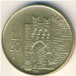 San Marino, 20 lire, 1988