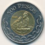 Остров Пасхи, 500 песо (2007–2014 г.)
