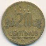 Peru, 20 centimos, 2000