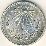 Mexico, 1 peso, 1920–1945