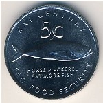 Намибия, 5 центов (1999–2000 г.)