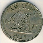 Fiji, 1 shilling, 1957–1965