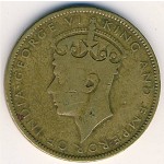 Ямайка, 1 пенни (1938–1947 г.)