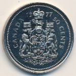 Canada, 50 cents, 1977