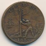 Либерия, 1 цент (1833 г.)
