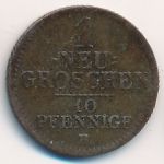 Саксония, 1 новый грош (1861 г.)