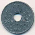 France, 10 centimes, 1941–1943