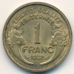 Франция, 1 франк (1931–1941 г.)
