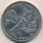 New Zealand, 1 dollar, 1969
