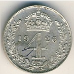 Great Britain, 4 pence, 1921–1927