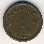 Норвегия, 1 эре (1952–1957 г.)