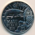 Hawaiian Islands., 2 dollars, 2016