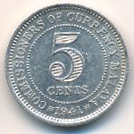 Малайя, 5 центов (1939–1941 г.)