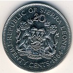Сьерра-Леоне, 20 центов (1978–1984 г.)