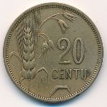 Литва, 20 центов (1925 г.)