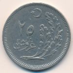 Turkey, 25 kurus, 1922