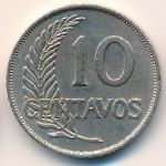 Peru, 10 centavos, 1935–1941