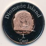 Острова Диомида, 1 цент (2015 г.)