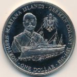Марианские острова, 1 доллар (2004 г.)