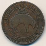 Australia, 1 penny, 1865