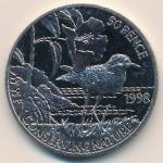 Saint Helena, 50 pence, 1998