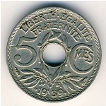France, 5 centimes, 1938–1939