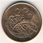 Ирландия, 2 пенса (1990–2000 г.)