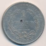 Uruguay, 1 peso, 1878–1895