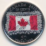 Canada, 25 cents, 2015