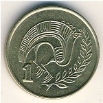 Кипр, 1 цент (1985–1990 г.)