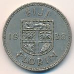 Фиджи, 1 флорин (1938–1945 г.)